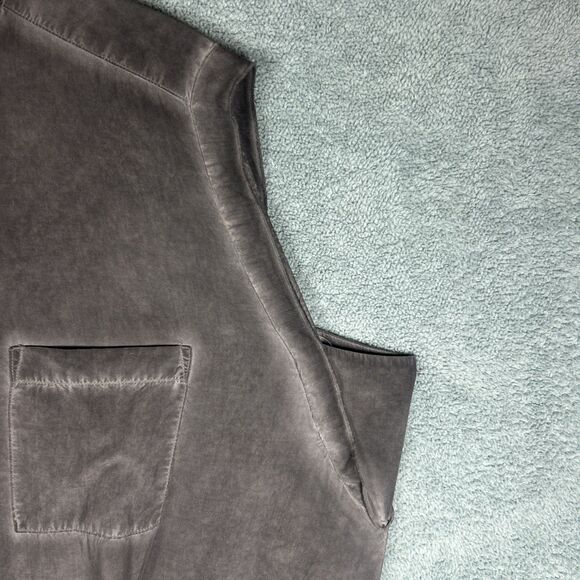 Plus Size Long Wide Leg Jumpsuit 2X Elastic Waist Sleeveless Soft Surroundings - Picture 8 of 13